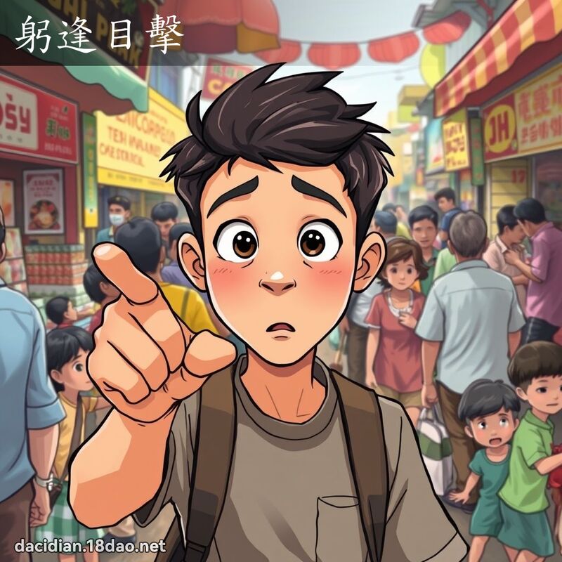 躬逢目擊 - 國語大辭典配圖