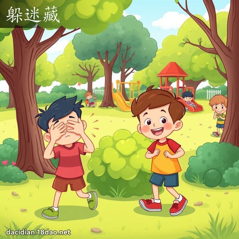 躲迷藏 - 国语大辞典配图