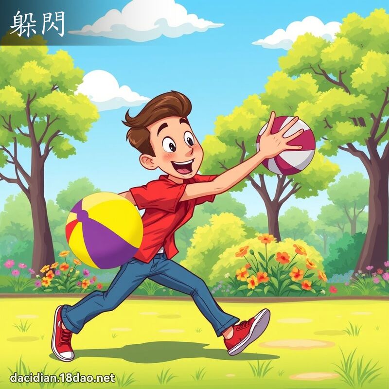 躲闪 - 国语大辞典配图