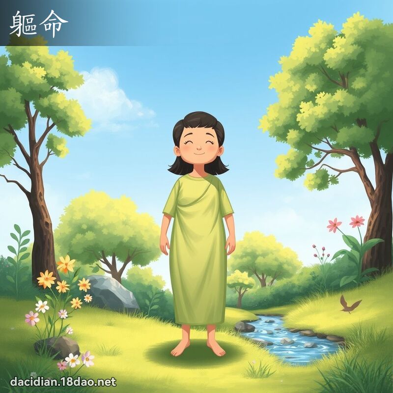 軀命 - 國語大辭典配圖