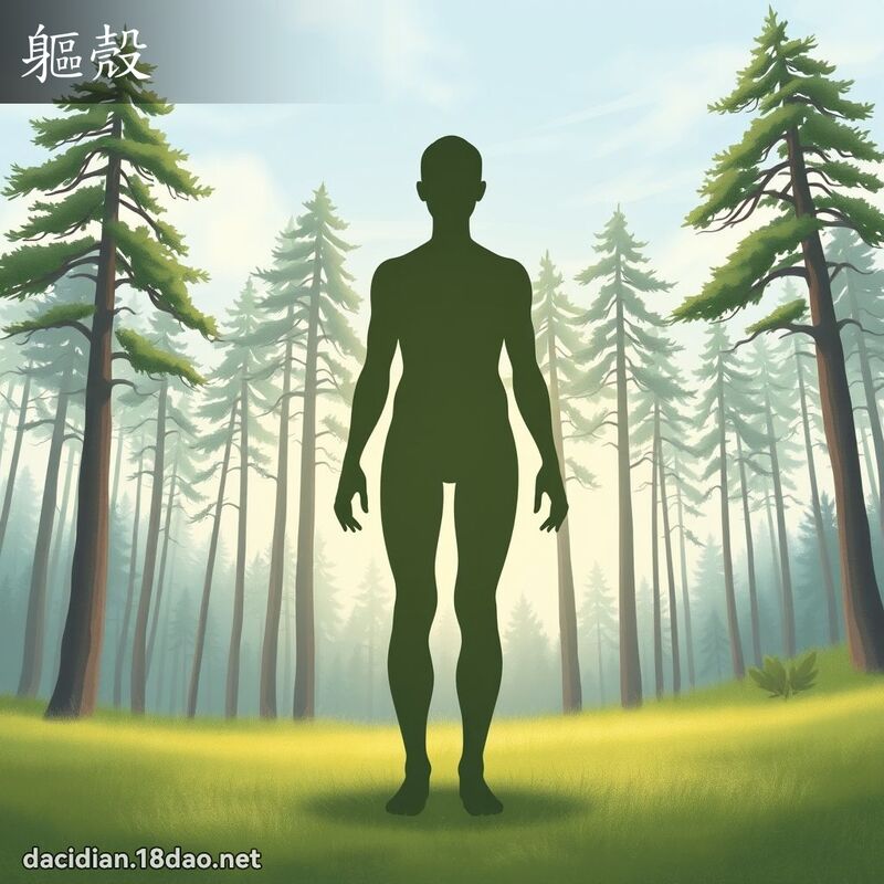 軀殼 - 國語大辭典配圖
