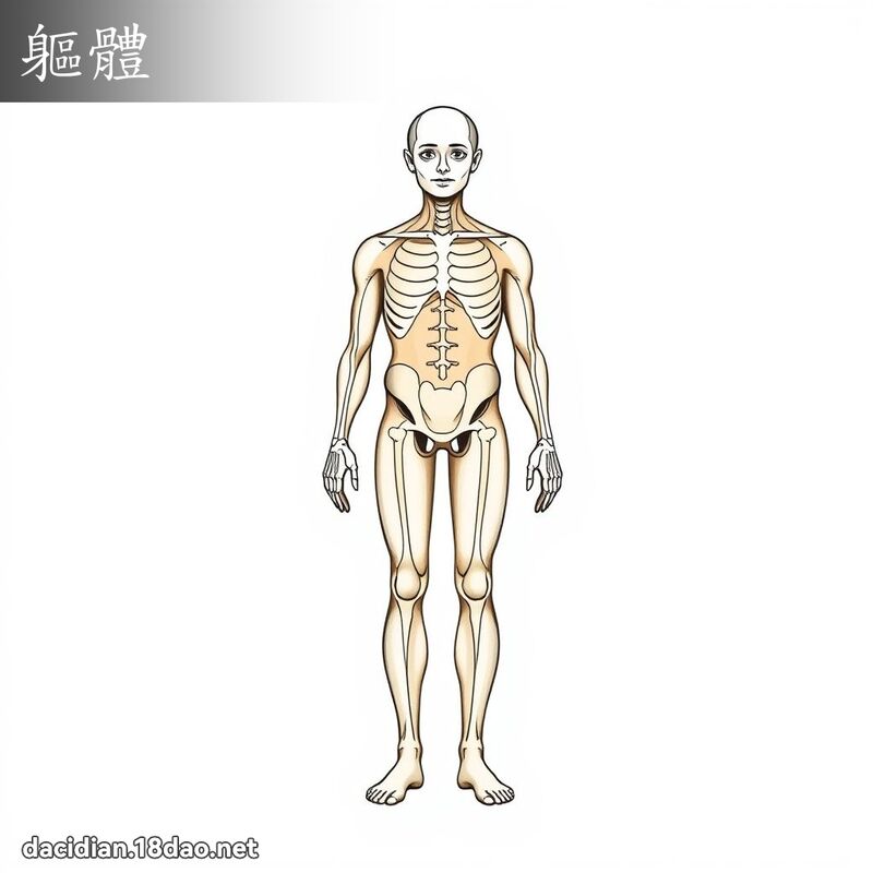 軀體 - 國語大辭典配圖