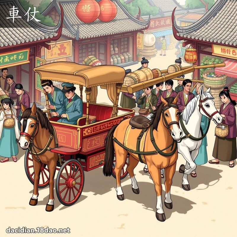 車仗 - 國語大辭典配圖