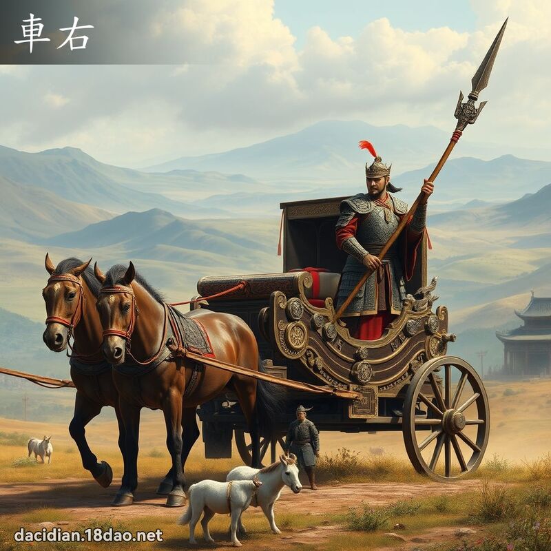 车右 - 国语大辞典配图