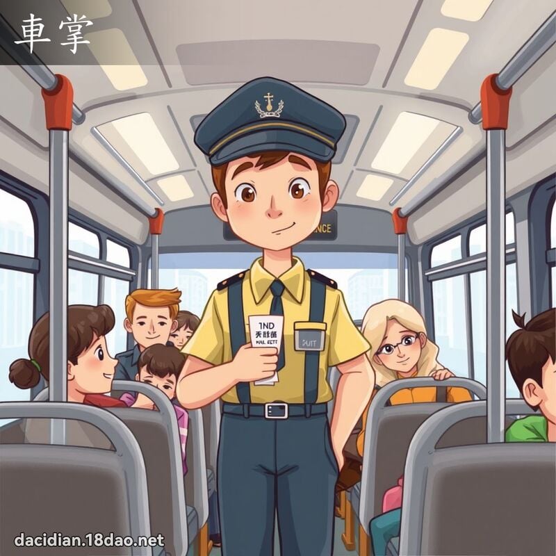 车掌 - 国语大辞典配图