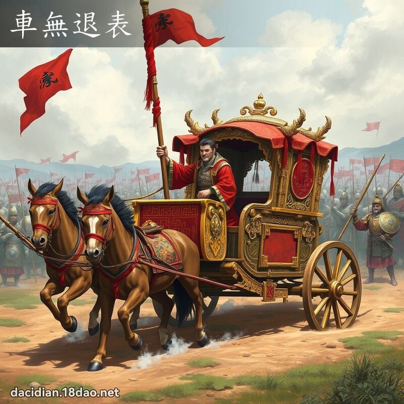 車無退表 - 國語大辭典配圖