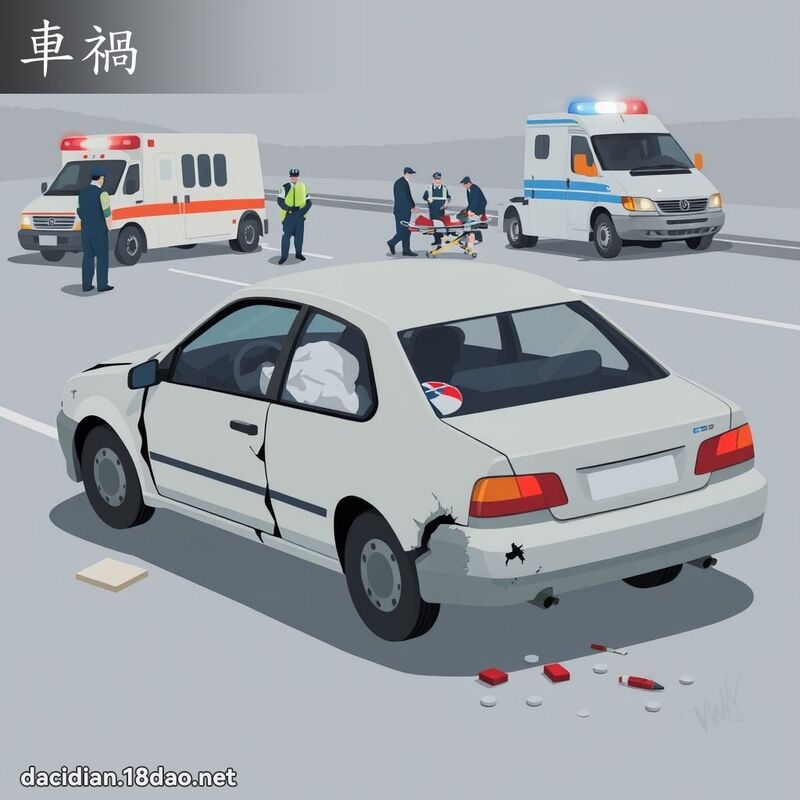 車禍 - 國語大辭典配圖