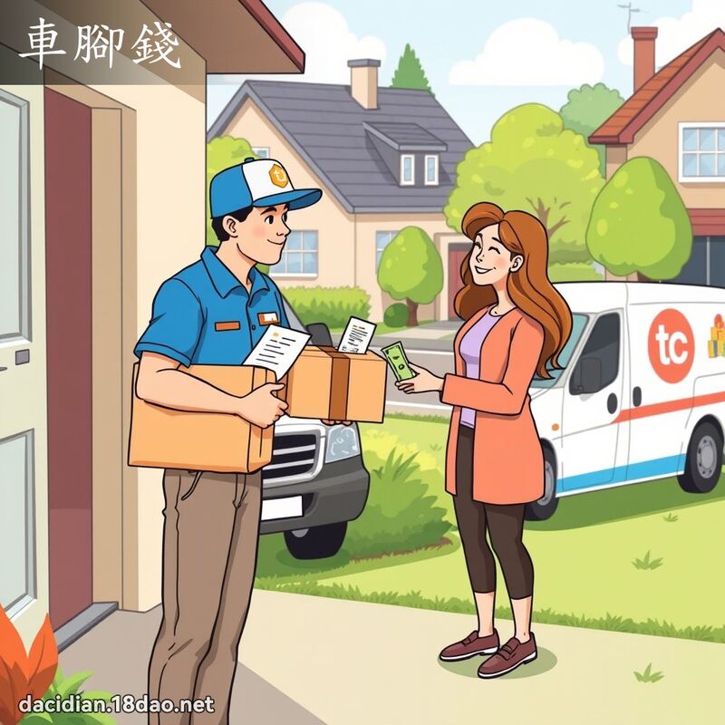 车脚钱 - 国语大辞典配图