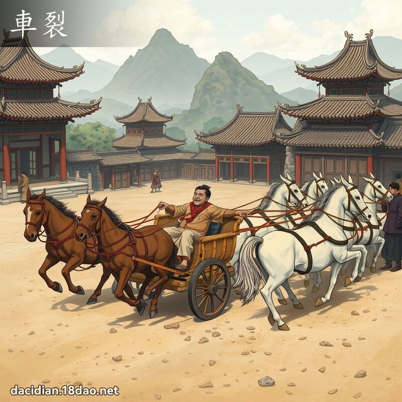 车裂 - 国语大辞典配图