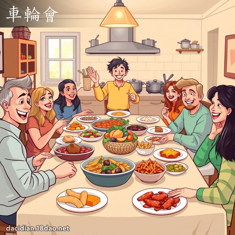 車輪會 - 國語大辭典配圖
