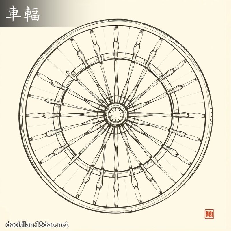 車輻 - 國語大辭典配圖