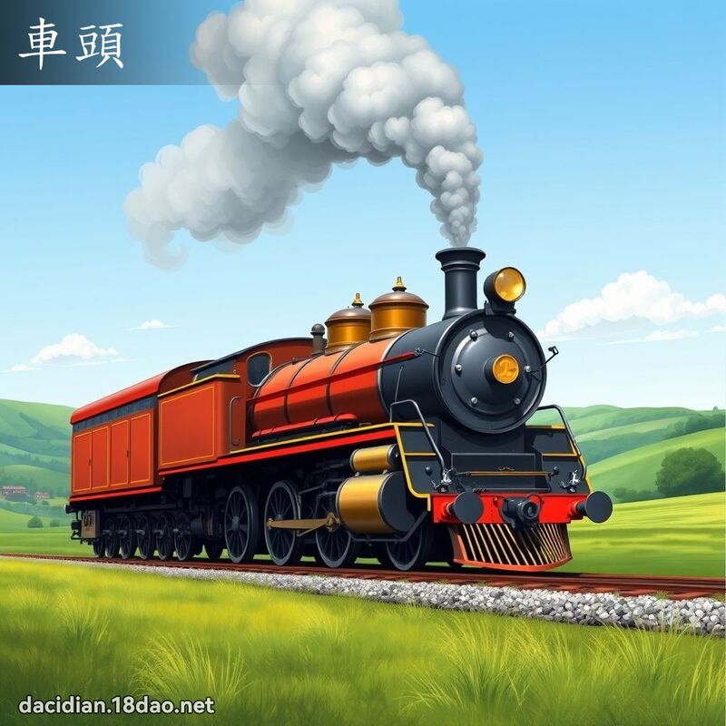 車頭 - 國語大辭典配圖