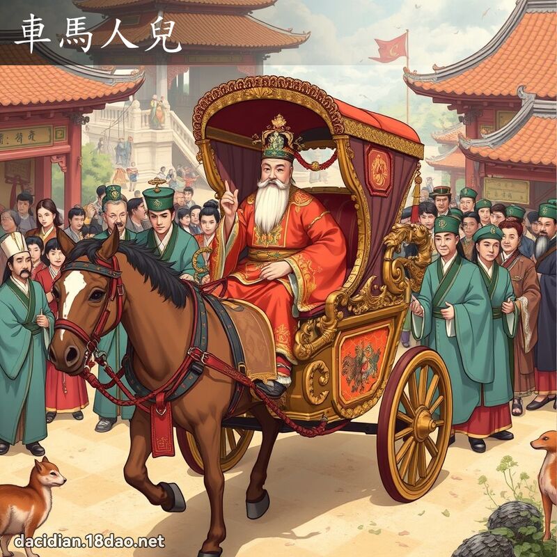 车马人儿 - 国语大辞典配图