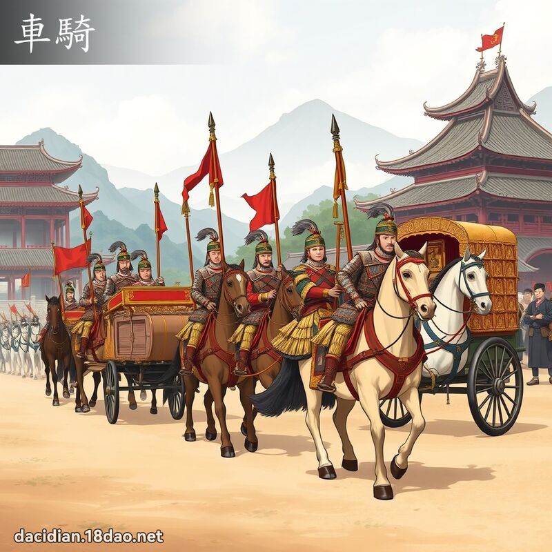 車騎 - 國語大辭典配圖