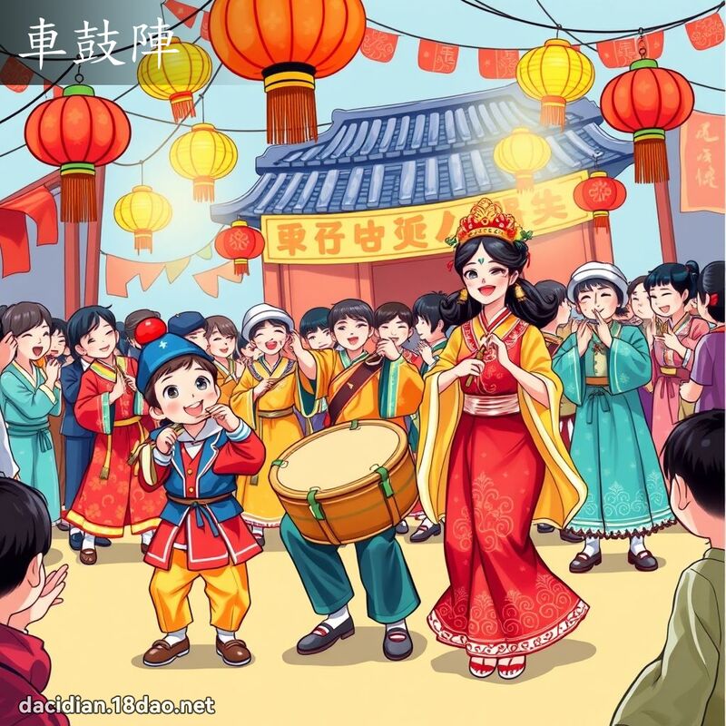 車鼓陣 - 國語大辭典配圖
