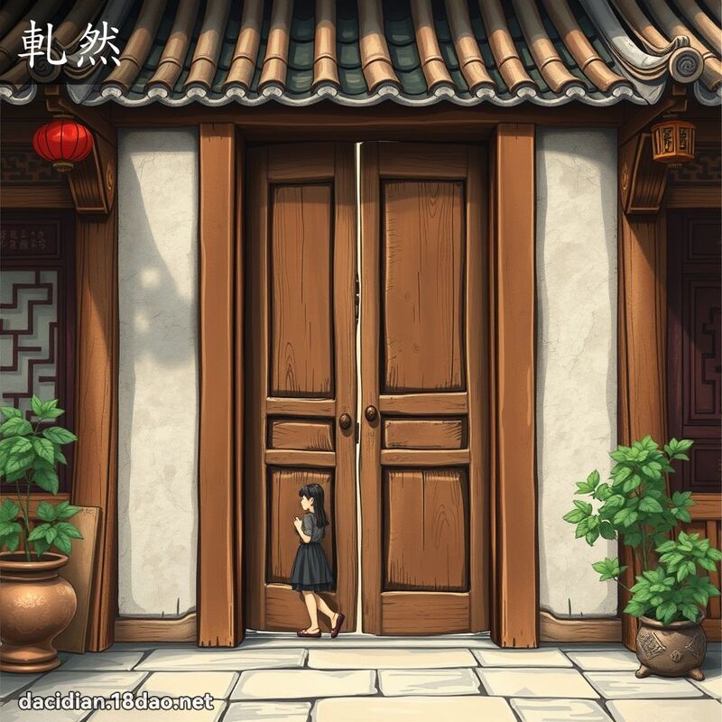 轧然 - 国语大辞典配图