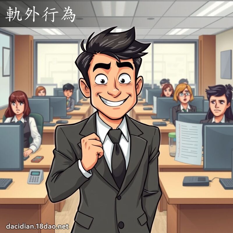 軌外行為 - 國語大辭典配圖