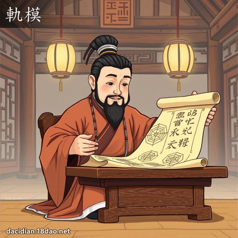 轨模 - 国语大辞典配图
