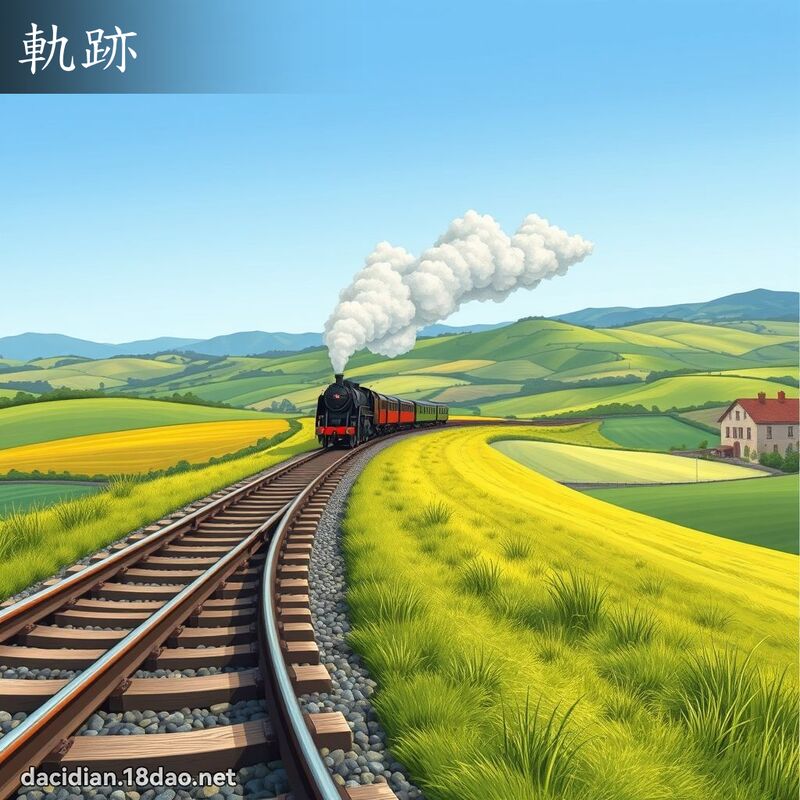 軌跡 - 國語大辭典配圖