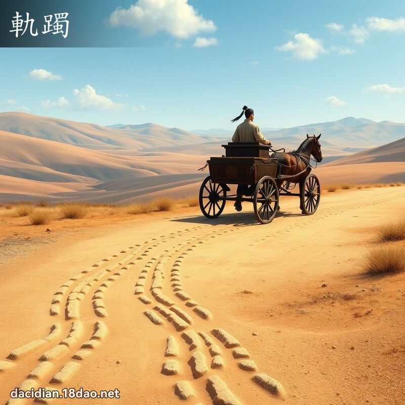 轨躅 - 国语大辞典配图