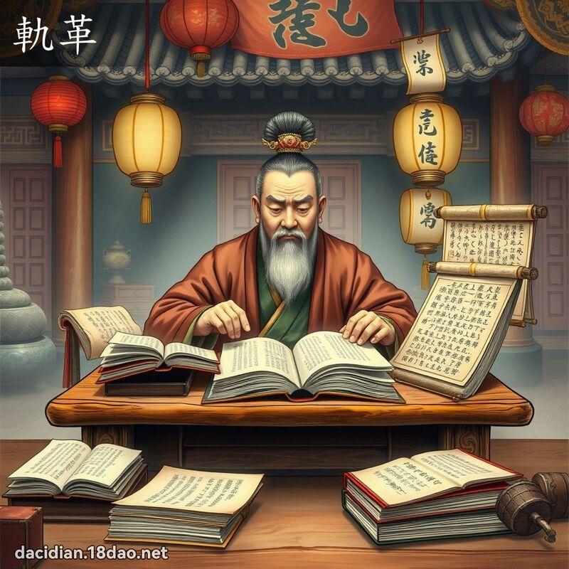 轨革 - 国语大辞典配图