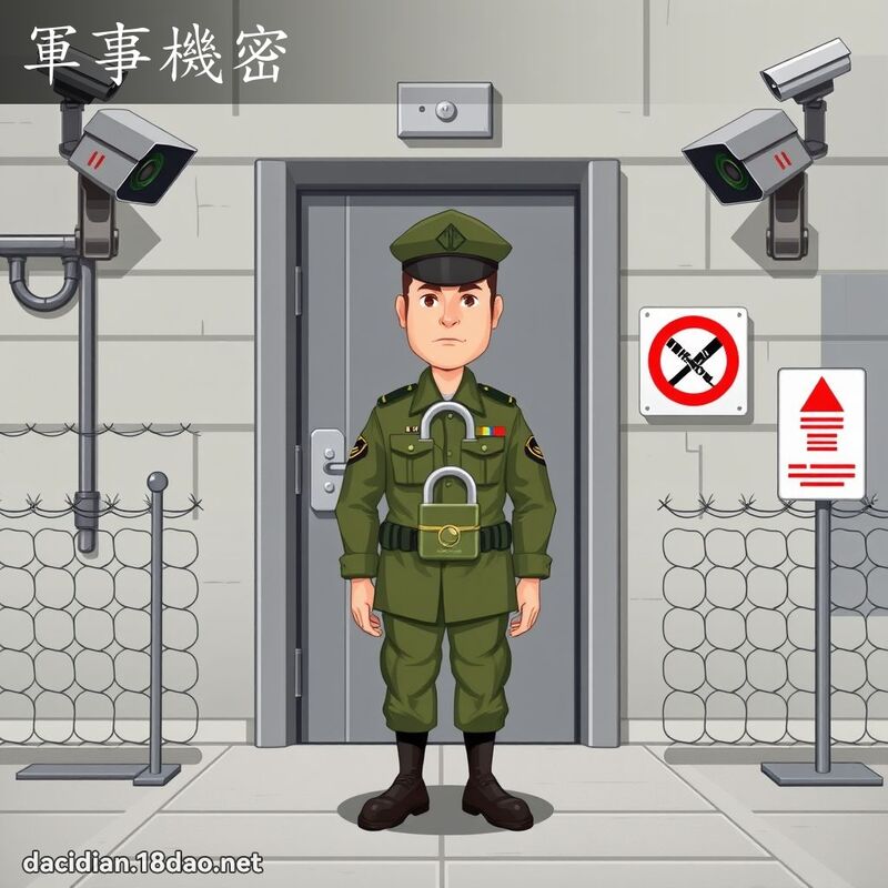 軍事機密 - 國語大辭典配圖