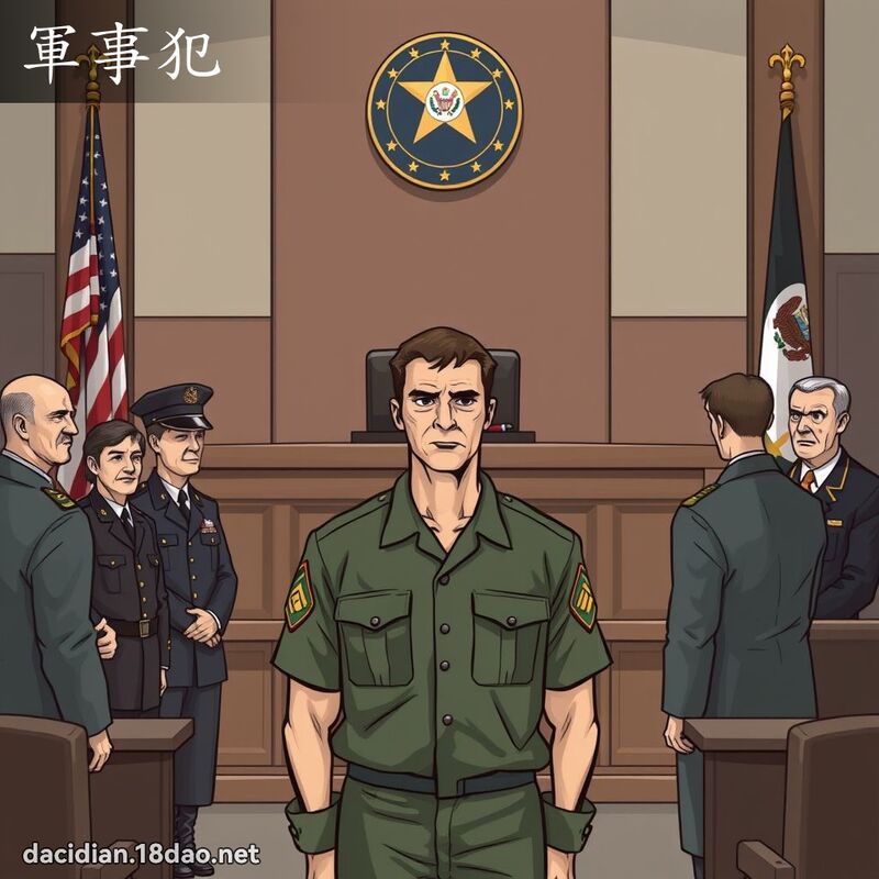 军事犯 - 国语大辞典配图