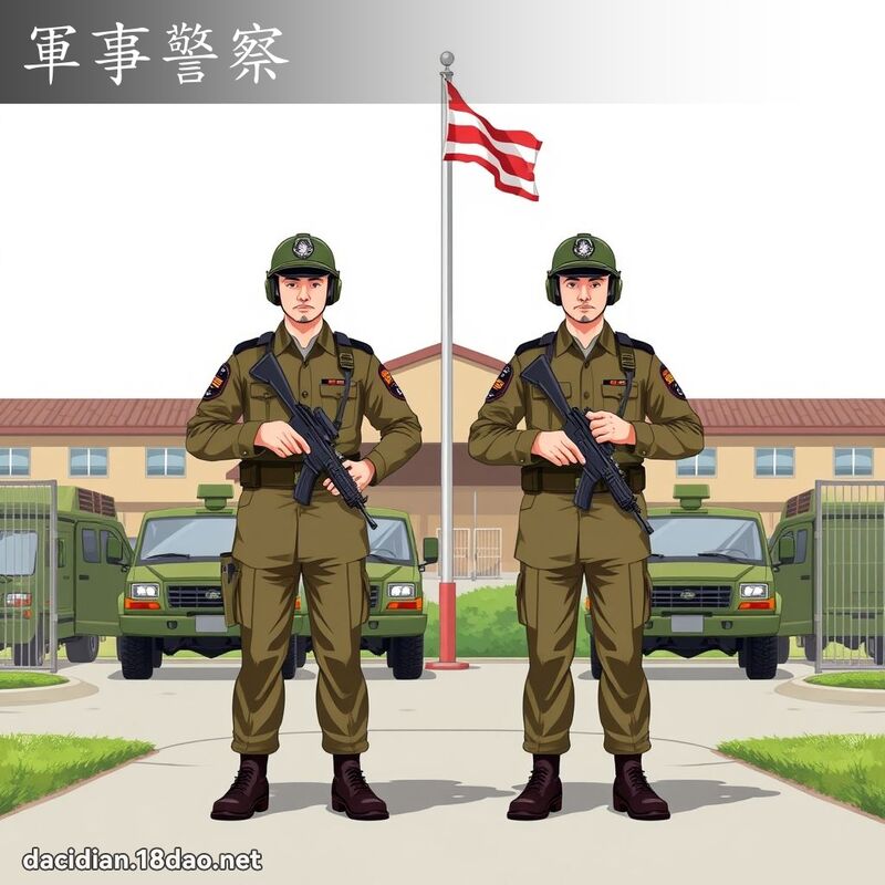 军事警察 - 国语大辞典配图