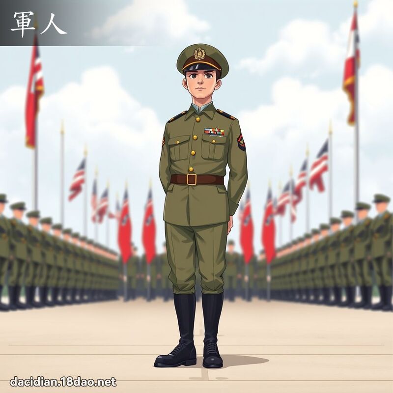 軍人 - 國語大辭典配圖