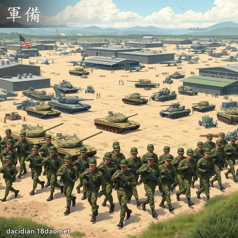 軍備 - 國語大辭典配圖