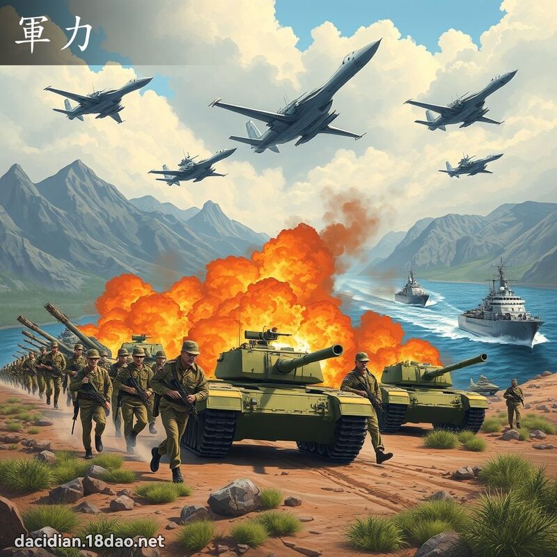 軍力 - 國語大辭典配圖