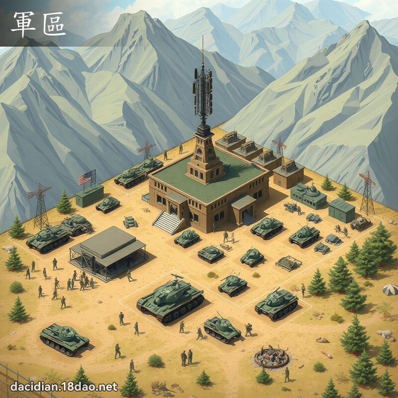 軍區 - 國語大辭典配圖