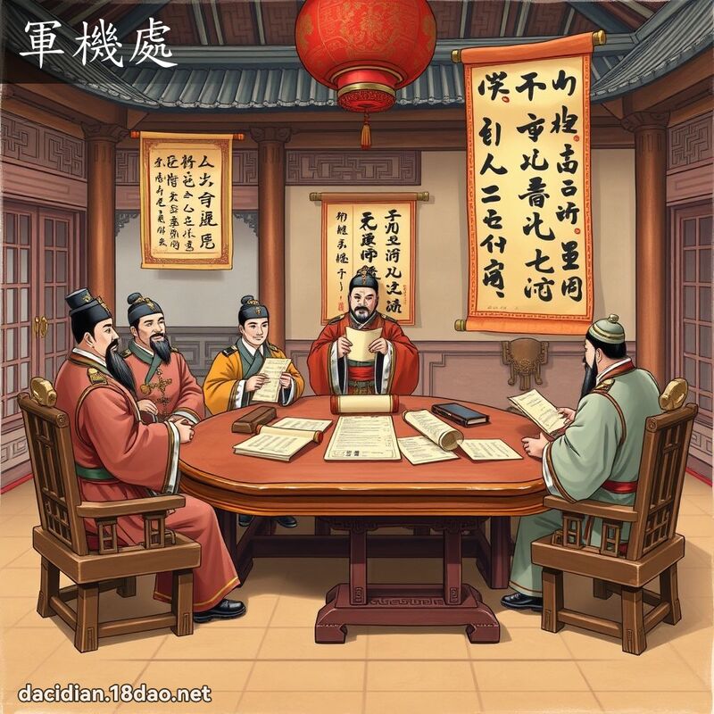 军机处 - 国语大辞典配图
