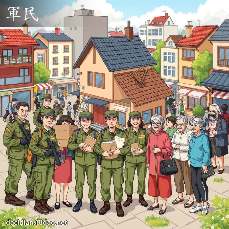 军民 - 国语大辞典配图