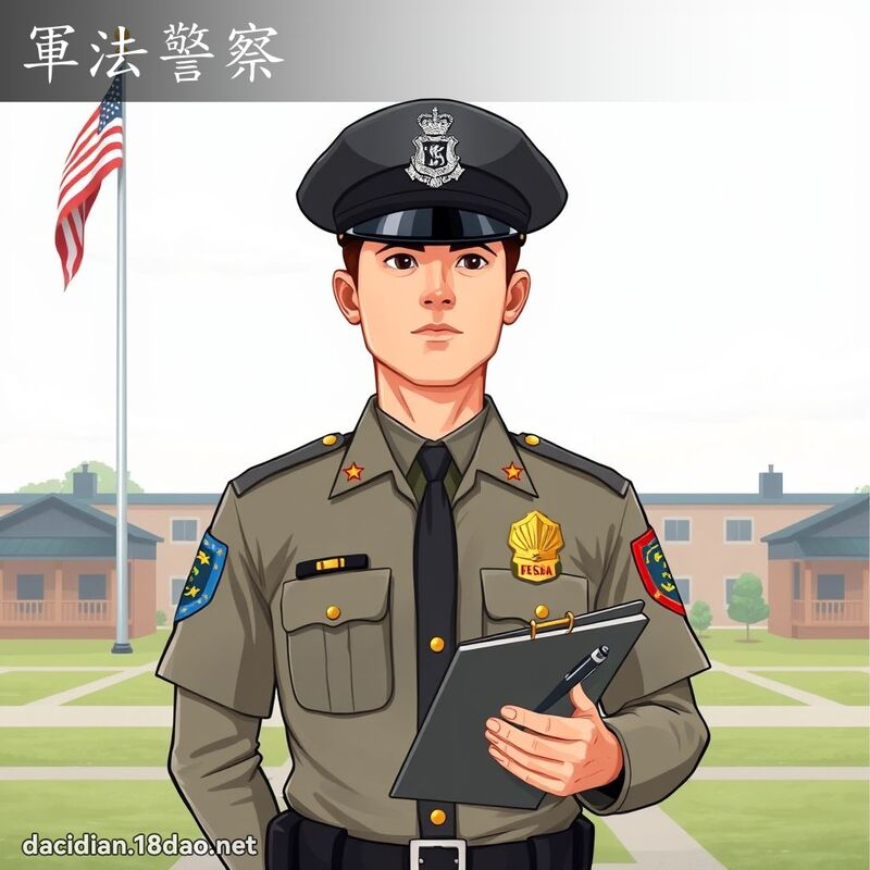 军法警察 - 国语大辞典配图