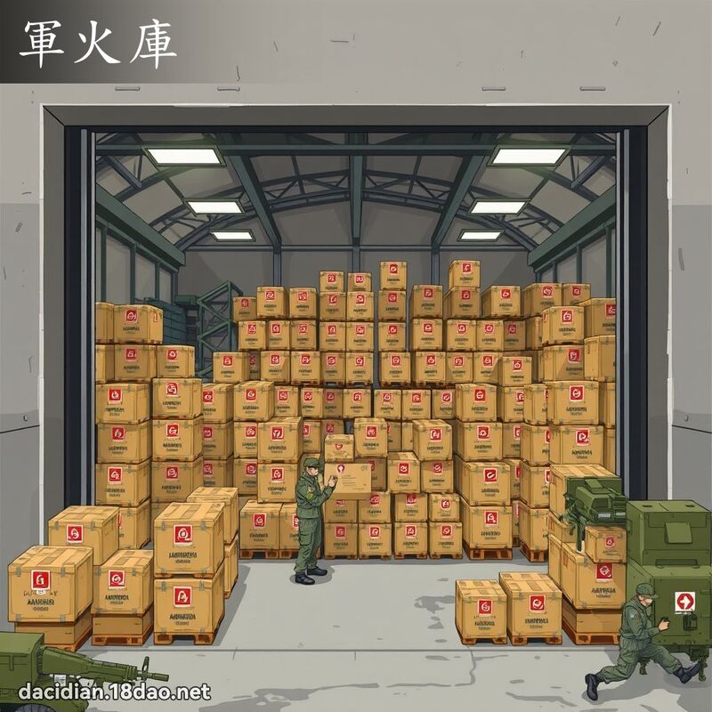 軍火庫 - 國語大辭典配圖