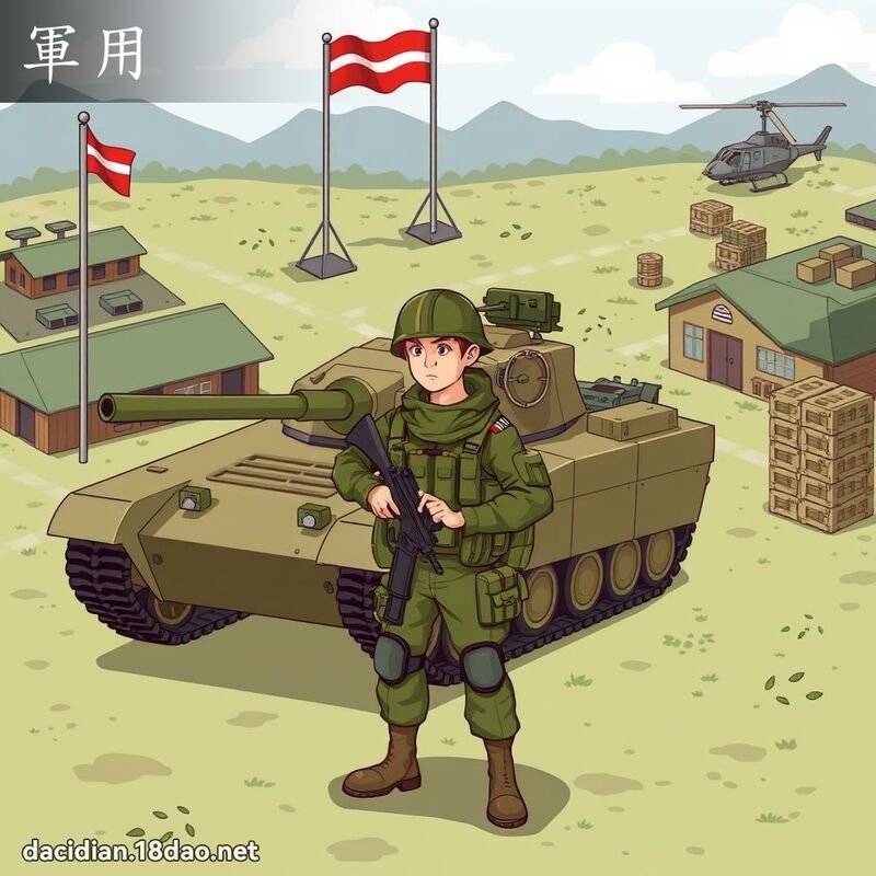 军用 - 国语大辞典配图