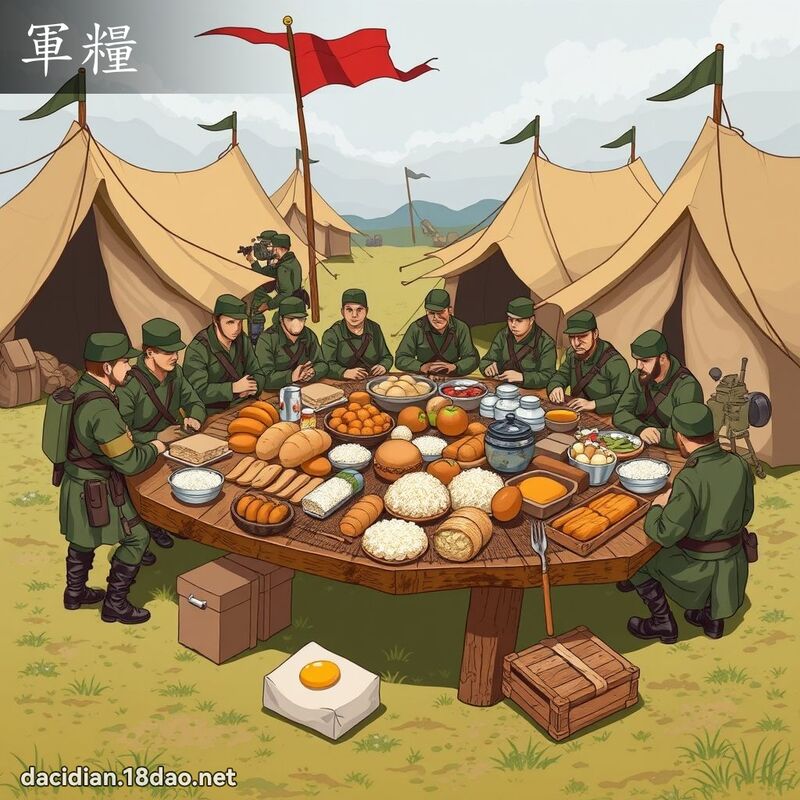 军粮 - 国语大辞典配图