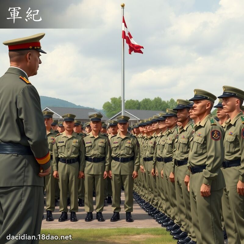 軍紀 - 國語大辭典配圖
