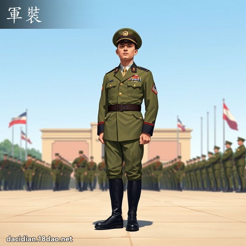 軍裝 - 國語大辭典配圖