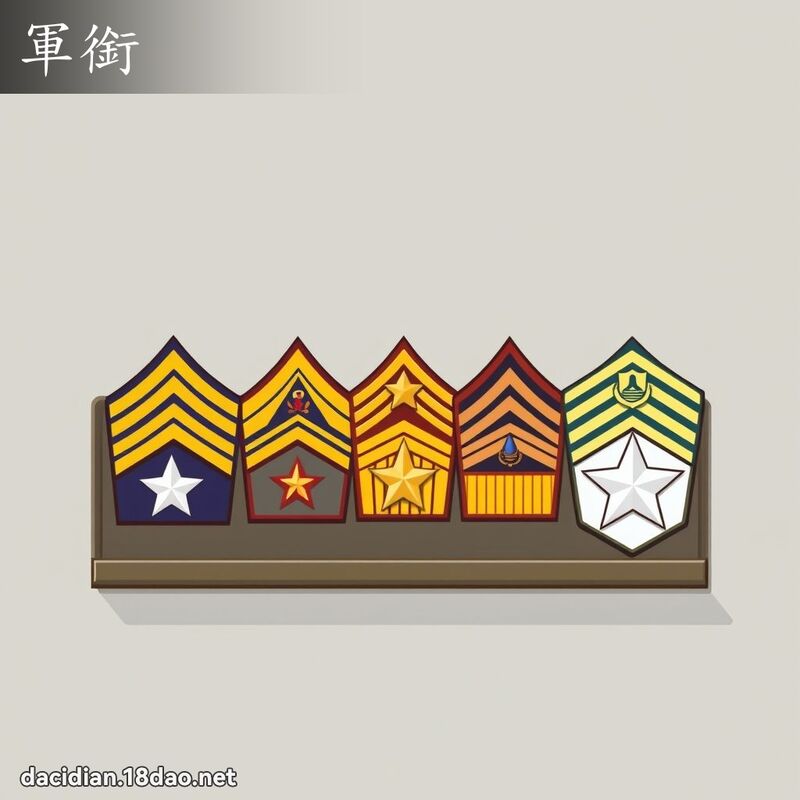 军衔 - 国语大辞典配图
