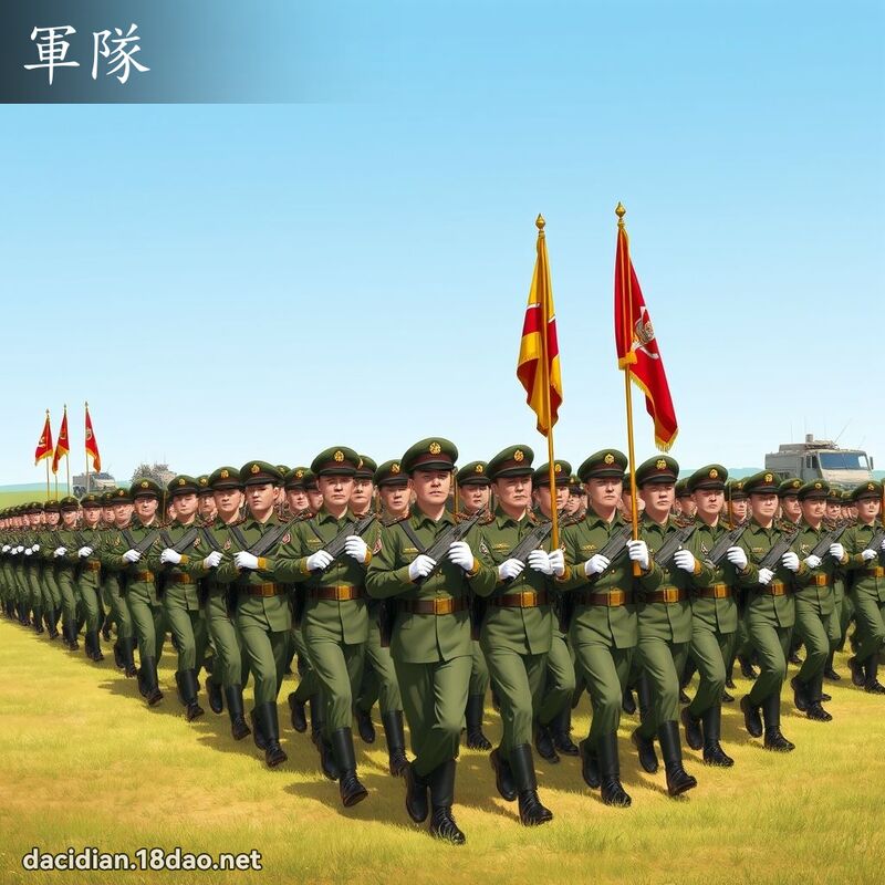 軍隊 - 國語大辭典配圖