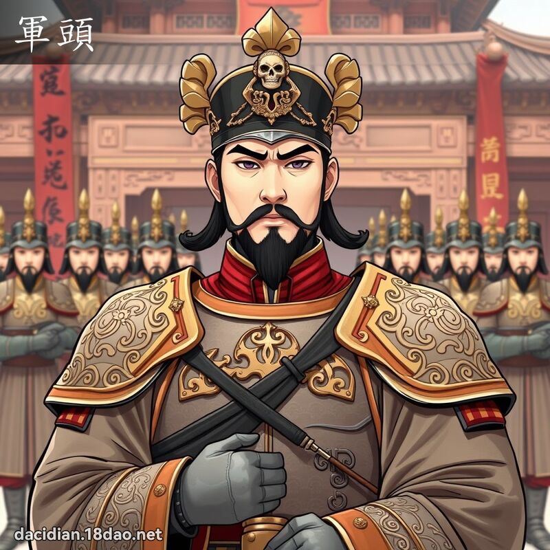 軍頭 - 國語大辭典配圖