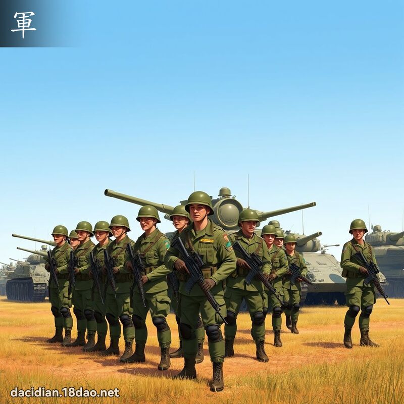 軍 - 國語大辭典配圖