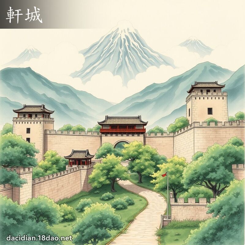 軒城 - 國語大辭典配圖