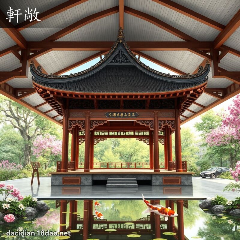 軒敞 - 國語大辭典配圖