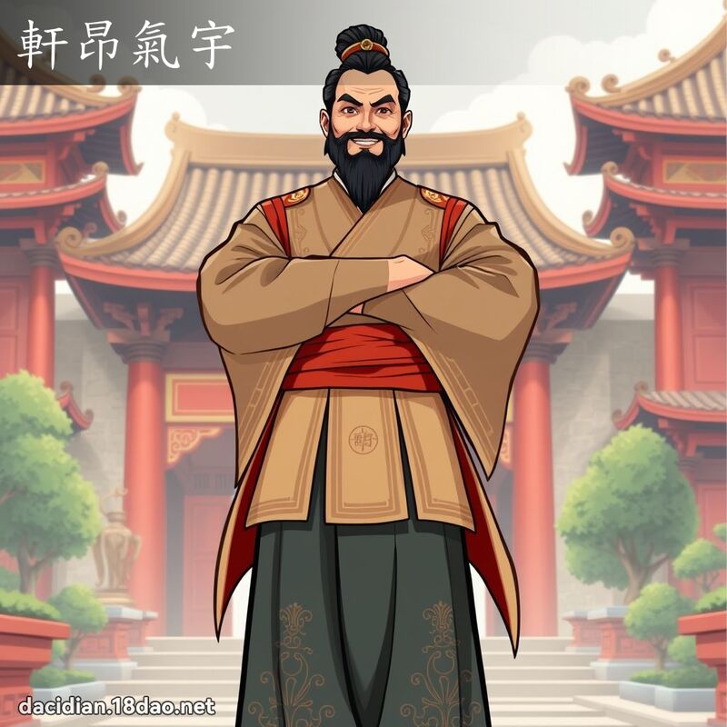 軒昂氣宇 - 國語大辭典配圖