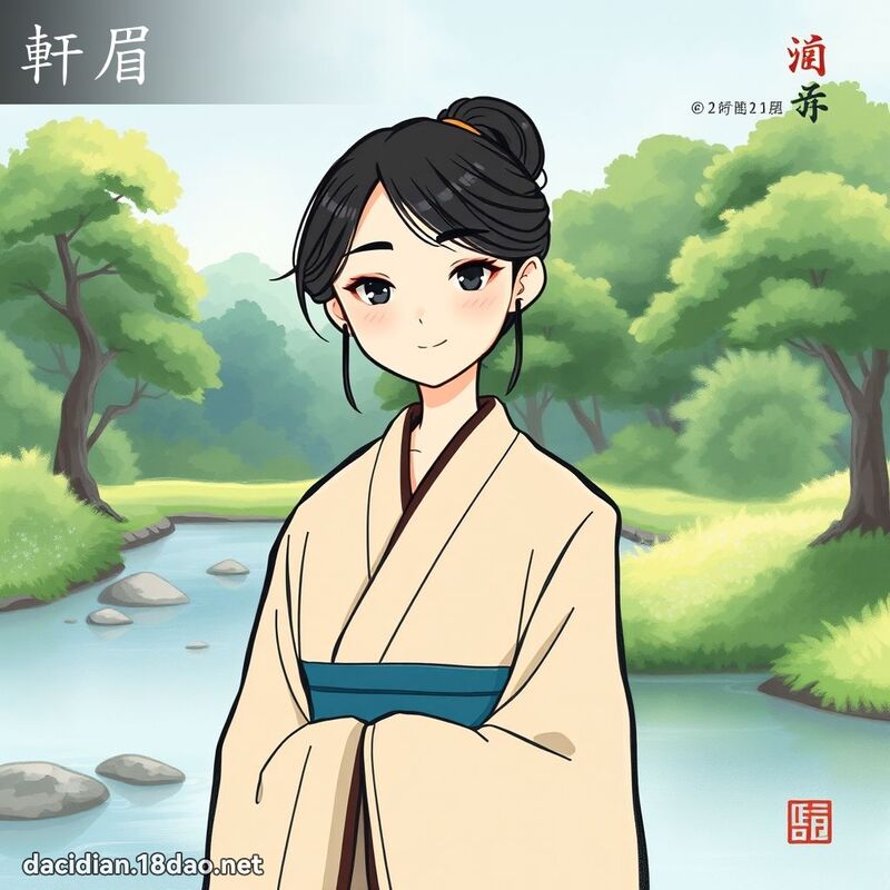 轩眉 - 国语大辞典配图
