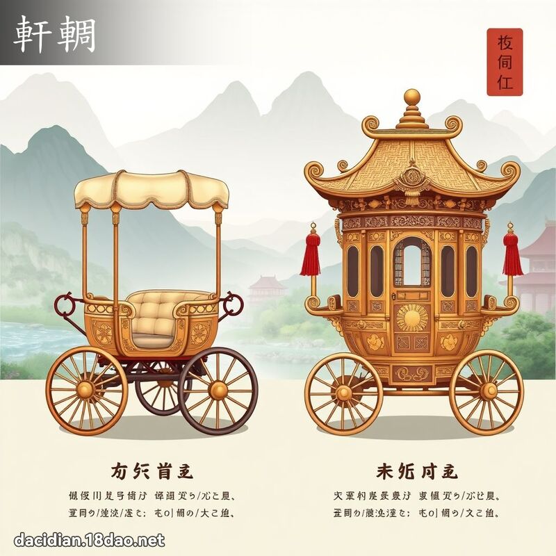 轩輖 - 国语大辞典配图
