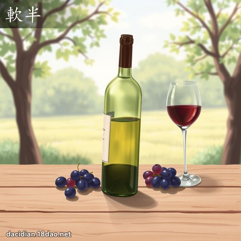 軟半 - 國語大辭典配圖